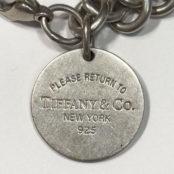 Vintage Tiffany & Co. New York 925 Sterling Silver Chain Bracelet